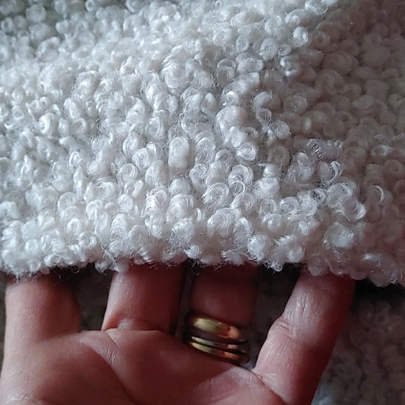 A.N.A Cream Teddy Jacket Sz.XXL NWT - Picture 4 of 7